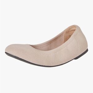 NWT Amazon Essentials Women's 8.5 Sand Knit Ballet Flat